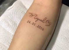 a woman's arm with a tattoo on it that says, mayly march