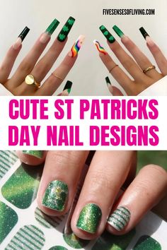 St Patricks is coming and if you're looking for another creative way to celebrate this occasion, then it must be through your nails. Thus, I bet you're looking for cute St Patricks nails to recreate. If so, you'll love everything from these St Patricks nails, St Patricks nail designs, and St Patricks nails ideas for this year. Celebrate this magical occasion getting the best St Patricks nails ever. Nail Art St Patrick's Day, St Patricks Day Nails Acrylic Coffin, St Patty’s Day Nails, St Patricks Nails Ideas, St Patrick’s Nails, March Nails Ideas St. Patrick's Day, St Pats Nails, St Patricks Nails, St Patrick Day Nails Acrylic