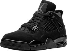 Air Jordan 4 Retro Black, Air Jordan 4 Black Cat, Flight Logo, Jordan 4 Black, Nike Air Jordan 4 Retro, Nike Air Jordan 4, Jumpman Logo, Jordan 4 Retro, Air Jordan 4