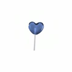 a heart shaped lollipop on a stick