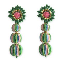 Couture Jewelry, Lightweight Earrings, Wreath Ideas, Light Weight Earrings, Summer 2022, Spring Wreath, Summer Style, Beaded Earrings, Jewelry Inspiration