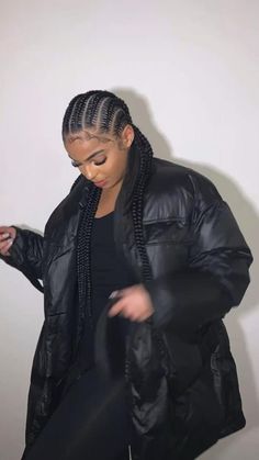 Cornrows Extensions Braids, 8 Cornrows Braids Black Women, Straight Back Cornrows With Curls, Colored Cornrows, 8 Cornrows Braids, Cornrow Extensions, Stitched Braids, Long Cornrows, Cornrow Hairstyle