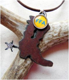 FFA Cowboy Boot Necklace. A great gift for FFA kids and FFA moms! Cowboy Boot Necklace, Horse Rodeo, Raising Cattle, Ranch Living, Horses Western, Stock Show, Showing Livestock, Farm And Ranch, Pet Memorial Jewelry