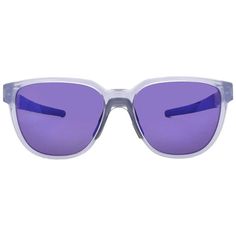 The Oakley Actuator Prizm Road Rectangular Sunglasses effortlessly enhance any Instagram lifestyle with unrivaled clarity and bold Transparent Lilac frames. Featuring Oakley's breakthrough Prizm Road lens technology, these sunglasses optimize color, contrast, and detail for any outdoor adventure or cityscape photo. With 100% UV protection and a wide 57mm lens, you'll look good while capturing all the action. At just 146g, you'll forget you have them on except for the amazing vividness and edge-t Purple Polarized Glass Sunglasses, Modern Purple Sunglasses For Outdoor, Oakley Eyewear, Optical Sunglasses, Instagram Lifestyle, Oakley Men, Rectangular Sunglasses, Men's Sunglasses, Color Code