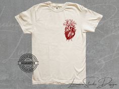 Heart Nurse Shirt Retro Cardiology Anatomy 90s Tattoo Comfort Colors® Vintage Gifts for Doctor Shirt Tee Unisex Adult Graphic Tshirt for Him ✨ Discover the ultimate in relaxed style and unmatched comfort with our hugely popular Comfort Colors Eco-Friendly-Printed T-Shirt. This isn't just another tee; it's a statement of laid-back luxury that elevates your everyday wardrobe. The perfect gift for mom, bestie, a favorite teacher, or best of all for yourself awaits! ☁️ Premium Softness: Crafted from Gifts For Doctor, 90s Tattoos, Oversized Aesthetic, Favorite Teacher, Nurse Shirt, Teacher Favorite Things, Small Frame, Nursing Shirts, Perfect Gift For Mom