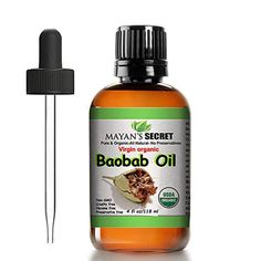 PRICES MAY VARY. USDA Certified Virgin Organic The extraction process uses the cold pressed method and is unrefined in order to retain as much of the nutrients Virgin Organic Baobab Oil is a cold-pressed oil extracted from the large baobab fruits produced by the Adansonia digitata trees native to Africa, which carries a nutty characteristic aroma and golden yellow appearance. This material is liquid at room temperature and non-hydrogenated, used for cosmetics only and not for consumption. Virgin