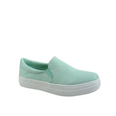 Round toe silhouettee Canvas, Faux Suede Slip On Form cushioned insole Platform measures approximately 1.25 Size: 6.5.  Color: Blue.  Gender: female.  Age Group: adult. Green Slip-on Sneakers With Round Toe, Blue Cushioned Slip-on Sneakers, Blue Slip-on Sneakers With Round Toe, Light Blue Slip-on Synthetic Sneakers, Light Blue Synthetic Slip-on Sneakers, Green Slip-on Sneakers, Green Synthetic Slip-on Sneakers With Round Toe, Blue Low-top Synthetic Slip-ons, Comfortable Blue Synthetic Slip-ons