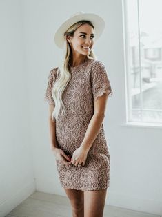 Lacey Mini Dress (Mauve) Tommy Sweater, Magnolia Dress, Dance With Me, Wedding Vision, Mauve Dress, Lace Short, Main Page, Short Rompers