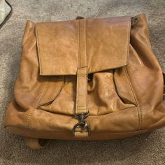 Everyone Needs A Leather Backpack So Here You Go!! First Come Wins! Bag Light, Boho Bag, Light Tan, Leather Backpack, Bag Lady, Backpacks, Leather, Women Shopping, Color