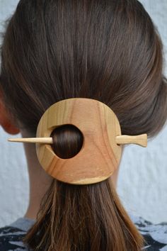 Hair Barrette Hair Pin Hair StickSlide Wooden Shawl by tangram77 ...Tess shopping for Ingrid and Lindsey ...maybe Paula Wood Jewelery, Pin Hair, Shawl Pin, Shawl Pins, Hair Stick, Hair Ornaments, Hair Sticks