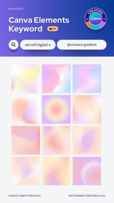 Canva Elements - Soft gradient background  - Elements In Canva Free, Canva Sets Elements Free, Canva Design Ideas Poster, Canva Kpop, Canva Elements Free, Soft Gradient Background, Canva Gradient, Canva Elements Keyword Aesthetic