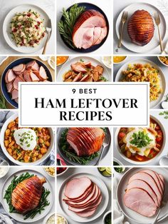 Make the most of your leftover ham with these 9 delicious recipes! Whip up a cheesy ham quiche for brunch, savor the creamy comfort of ham and broccoli casserole, or enjoy a fresh twist with ham fried rice. Perfect for quick weeknight meals or special gatherings, these recipes make leftover ham the star of your table. Appetizers With Leftover Ham, Leftover Holiday Ham Recipes, Dishes To Make With Leftover Ham, Leftovers Ham Recipes, Christmas Ham Leftover Recipes, How To Use Leftover Ham, Recipe For Leftover Ham