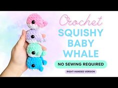 crochet squishy baby whale no sewing required