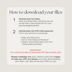 the instructions for how to install and use files on your iphone or ipad, with text overlay