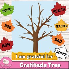 i am grateful for gratitude tree