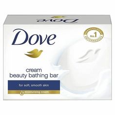 Welcome 4X Dove Soap  Bathing Bar For Soft Smooth Skin - 75 Gram Description Pack 75 Gram Dove Beauty Cream Bar’s mild cleansers help your skin to retain its natural moisture rather than stripping it away. This Dove bar even helps to replenish nutrients that are lost during the cleansing process – where a soap bar can leave your skin feeling tight and rough, Dove Beauty Bars leave it feeling softer and healthier-looking. So give it a go – it might just make your morning. Shipping Dove Beauty Cream, Bathing Soap, Dove Bar Soap, Dove Bar, Dove Cream, Dove Beauty Bar, Dove Soap, Dove Beauty, Soft Smooth Skin