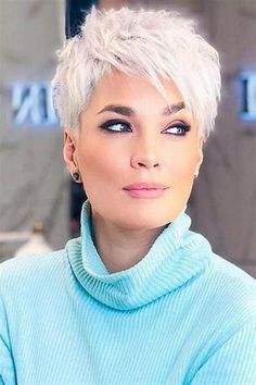 Pin by Amy Bodzenski on hair | Super short hair, Short hair styles pixie, Spiked hair Shag Haircut, 2020 Trends