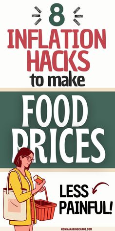 the 8 inflatable hacks to make food prices less painful info graphic design