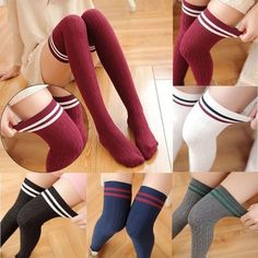 Warm Cotton Thigh High Stripes Long Stocking Socks sold by KoKo Fashion. Shop more products from KoKo Fashion on Storenvy, the home of independent small businesses all over the world. Cheap Red Knee-high Socks For Winter, Cheap Thigh High School Socks, Cheap Thigh High Winter Legwear, Cheap Solid Thigh High Stockings, Cheap Knee-high Socks, Cheap Thigh-high Socks, Cheap Fitted Over-the-knee Socks, Cheap Over-the-knee Socks, Cheap Thigh High Socks For School