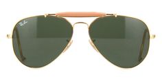 RAY-BAN Outdoorsman RB3030 L0216This aviator Ray-Ban sunglass comes in a arista frame with g15 crystal green lenses.Ray-Ban is an iconic eyewear brand that has been at the forefront of sunglasses fashion since its establishment in 1937. With a legacy spanning decades, Ray-Ban has become synonymous with timeless style, exceptional quality, and innovation in eyewear design.Ray-Ban sunglasses are instantly recognizable and have achieved iconic status in popular culture. The brand's collections feat Classic Green Aviator Sunglasses With Tinted Lenses, Green Aviator Sunglasses With Uva Protection, Classic Green Tinted Aviator Sunglasses, Green Aviator Sunglasses With Uv Protection, Man Outfit, Crystal Green, Green Lenses, Luxury Eyewear, Prescription Eyewear