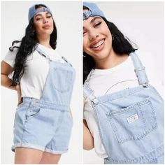 New With Tags Short Overalls Size 16w And 18w #Wedgie#501#Ribcage#Extra#Large#Xxxl#Xxl#Xxxxl#Xxxxxl#16#18#20#22#Shorts#High#Waisted#Rise#Light#Blue#Denim#Vintage# Bibs#Short#Baggy#Relaxed#Dad#Utility#Denim#Jumpsuit#Romper#Jeans# Womens Denim Overalls, Jean Short Overalls, Denim Shortalls, Black Denim Overalls, Bridesmaids Jumpsuits, Faux Leather Jeans, Vintage Overalls, Blue Overalls, Short Overalls