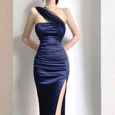 Lizakosht Fashion Tulle Wrap Chest Maxi Long Dress Royal Sister Sexy D Navy Fitted Mini Dress For Night Out, Navy Fitted Evening Dress, Navy Fitted Dress For Night Out, Navy Fitted Party Dress, Royal Blue Party Dress, Satin Prom Dress Long, Hot Prom Dress, Evening Dress Long, Maxi Long Dress