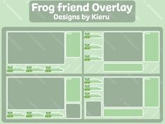 frog friend overlay designs by keiu