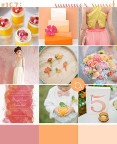 the color scheme is peach, yellow and pink