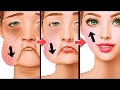 Face Lifting Exercises, Sagging Cheeks, Face Massage Techniques, Facial Massage Routine, Face Yoga Exercises, Face Yoga Facial Exercises