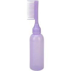 ROOT COMB APPLICATOR Our hair dye bottle is designed with a root comb applicator that gives you a more even distribution of color, while also allowing you to precisely apply the color to where you want it. Color: Purple. Hair Dye Bottle, Hair Dye Brush, Applicator Bottle, Brush Hair, Hair Dye, Barber Shop, Dyed Hair, Color Purple, Comb