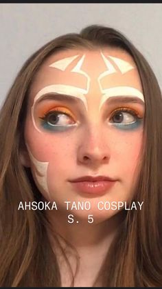 Ahsoka Tano Cosplay, Star Wars Makeup, Star Wars Halloween Costumes, Quick Costumes, Star Wars Theme Party, Cute Halloween Makeup, Star Wars Fashion, Star Wars Halloween, Star Wars Jokes