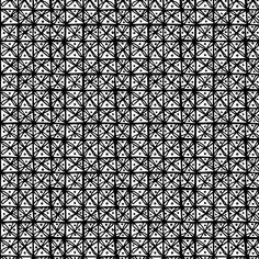 an abstract black and white background with many small triangles in the center, all on one side