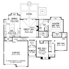 the first floor plan for this house