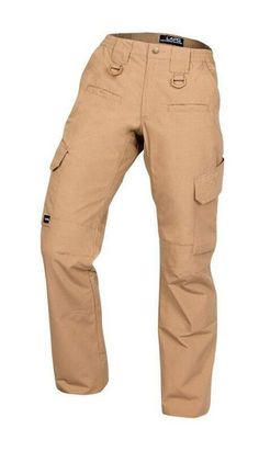 Functional Women's Tactical Cargo Pants The whole point of tactical clothing is comfort and functionality, and our women's tactical pants with stretch go above and beyond in both areas. Made with ultra-durable material that stretches and works with your body, these pants can adapt to any situation and help you perform your best. Features Stretchy Waistband Made of 65% Polyester/35% Cotton Rip-Stop Fabric Item Weight: 7.5 oz. Work with most 1.5" and 1.75" belts (sold separately). Dual pockets in Womens Tactical Pants, Construction Pants, Construction Gear, Tactical Cargo Pants, Police Gear, Tactical Clothing, Tactical Pants, Tactical Boots, Hunting Clothes