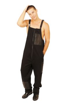 Dress to impress with the coolest festival and streetwear aesthetic in our mens black overalls. Ethically handmade from stretch canvas and leather these baggy overalls make the perfect mens overalls outfit for streetwear fashion. Shop more cool menswear at LoveKhaos.com Overalls Outfit Men, Rainy Festival Outfit, Male Overalls, Neon Rave Outfits, Black Overalls Outfit, Black Rave Outfits, Beach Festival Outfit, Winter Rave Outfits, Leather Overalls