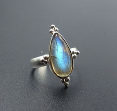 Natural Labradorite Ring Promise Sterling Silver Handmade Ring gemstone Christmas gift for her beauty Anniversary Jewelry Gift For Her, Ring   Stone Name = Natural Labradorite Stone Color =   blue Ring Size :- All US Sizes Available Metal Purity :- 925 Sterling Silver Our Goal is 100% Customer Satisfaction  Moss Agate Collection  https://www.etsy.com/shop/SilverOceanPoint?ref=seller-platform-mcnav&section_id=39011648 Tourmaline & Ruby Collection  https://www.etsy.com/shop/SilverOceanPoint?ref=se Labradorite Birthstone Rings As A Gift, Labradorite Birthstone Rings For Gifts, Handmade Teardrop Crystal Ring Gift, Handmade Teardrop Opal Ring Gift, Blue Labradorite Rings For Gift, Blue Labradorite Rings As Gift, Blue Labradorite Rings For Gifts, Gift Blue Labradorite Rings, Her Ring