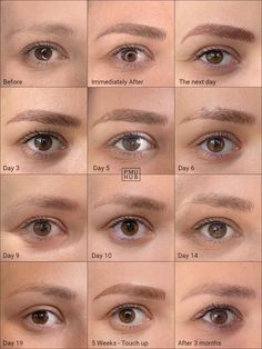 Microblading Eyebrows Training, Microblading Healing Process, Tattoo Healing Process, Tattoo Healing, Eyebrow Shading