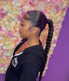 Pretty Braids, Birthday Hairstyles, Slick Back, Braids With Curls