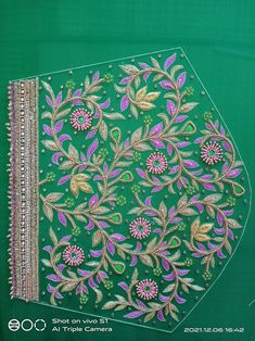 Aari Work Peacock Designs, Latest Bridal Blouse Designs, Maggam Work Blouse