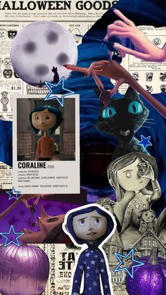 Cute Wallpapers For October, Coraline Merchandise, Coraline Wallpaper, Autumn Purple, Coraline And Wybie, Coraline Art, Coraline Aesthetic, Halloween Purple, Background Purple