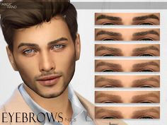 an image of the eyebrows for males and females