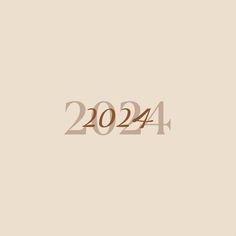 the year in numbers on a beige background with an inscription that reads,'2024 '