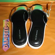 Summer Slip-on Slides With Translucent Outsole, Casual Open Toe Heels With Translucent Outsole, Summer Open Toe Sandals With Translucent Outsole, Casual Party Sandals With Translucent Outsole, Trendy Flat Sandals With Translucent Outsole, Trendy Open Toe Sandals With Translucent Outsole, Casual Round Toe Slides For Party, Casual Party Slides With Round Toe, Chrome Silver