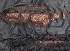 ~ one size: length 29 - 41 inches. - US women's pants size 2 until 20 - men pants size 28 to 38 - left side to wear 5 zipper pocket belt with buckle closure and stash pocket. All belts are made from Suede - polyester fabrics. 1. black - ashbrown 2. Leopard light 3. black - grey 4. Leopard 5. Leopard - brown 6. brown 7. black - dark brown 8. black - slate Grey 9. Leopard - petrol 10. black - rainbow Black Brown Belt Bag For Festival, Bohemian Belt Bag With Belt Loops For Festivals, Goa Party, Festival Belt, Pocket Belt, Hip Bag, Dark Black, Belt Bag, Zipper Pocket