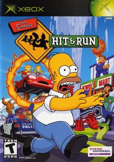 the simpsons hit and run game for playstation walkthrouer is shown in this image