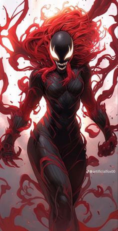 Carnage Symbiote, Expensive Things, Black Window, Female Character Concept, Marvel Comics Wallpaper, Marvel Spiderman Art