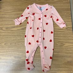 Adorable Baby Gap Snap Pjs. Size 6-9 Month. Polyester/Spandex-Elastane Nwot Washed But Never Worn, Excellent Condition. Please See Pictures And Ask Any Questions Fitted Pink Onesie For Bedtime, Baby Pjs, Cute Bedroom Ideas, Adorable Baby, Baby Gap, Pink Red, Polyester Spandex, Bedroom Ideas, Baby Clothes