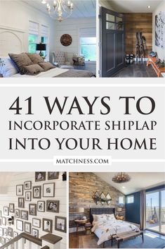 Shiplap Home, Mid Century Modern Bedroom Design, Huge Explosion, Shiplap Wall Diy, Best Home Interior Design, Stylish Wall Decor, Diy Shiplap