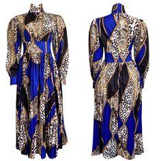 Summer Long Sleeve High Waist Pleated Print Dress Women Casual Vacation Chiffon Boho Dress Vintage Beach Dress Kitenge Dress Designs, Boho Chiffon Dress, V-neck Zebra Print Dresses For Vacation, Bohemian Multicolor Print V-neck Kaftan, Vintage Boho Dress, Casual Leopard Print V-neck Maxi Dress, Bohemian V-neck Maxi Dress With Abstract Print, Ankle Length Dress, Chic Zebra Print V-neck Dress