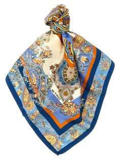 100% silk Italian Textiles, Printed Silk Scarf, Patterned Scarves, Printed Silk, Jacquard Fabric, Square Scarf, Luxury Fabrics, Bridal Shoes, Silk Scarf